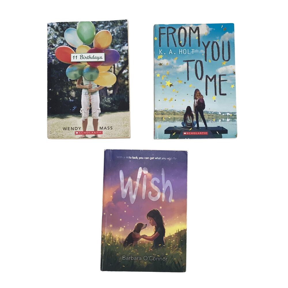 3 Kids Books Bundle FROM YOU TO ME, WISH, 11 BIRTHDAYS